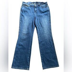 J Jill Modern Slim Bootcut Stretch Jeans Rainforest Wash Size 16 BNWT